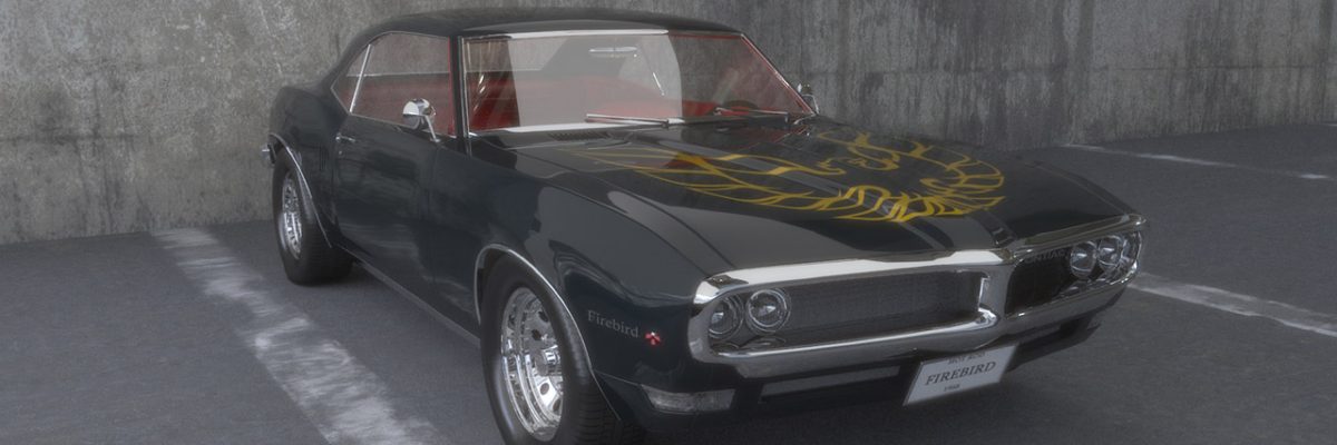 3D Visualisierung Pontiac Firebird Vray 3DS Max 